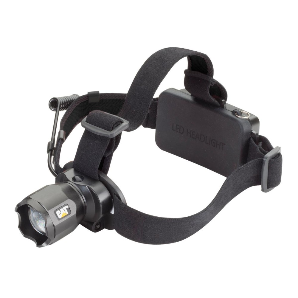 Latarka LED 380 lumenów - czołówka LED zoom CAT CT4205
