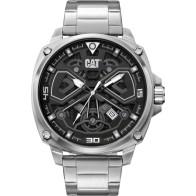 CAT Zegarek Tokyo 3HD srebrny stalowy 