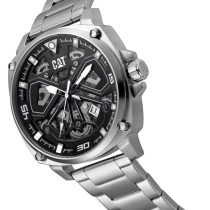 CAT Zegarek Tokyo 3HD srebrny stalowy 