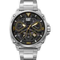 Zegarek stalowy CAT Tokyo 3HD 44mm - stalowy pasek