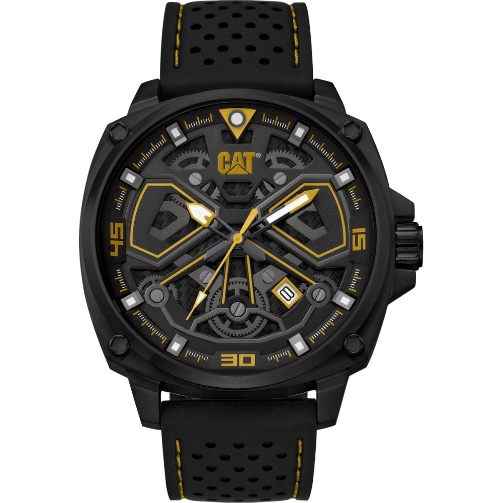 CAT Zegarek Tokyo 3HD czarny silikonowy pasek