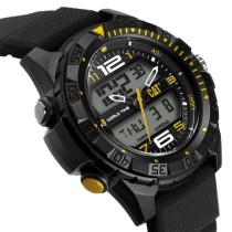 Zegarek analogowy CAT Basecamp ABS - silikonowy pasek