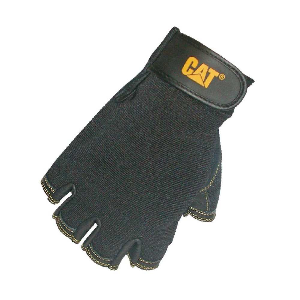 Rękawice robocze, skórzane bez palców, rozmiar M CAT