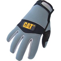 Rękawice robocze skórzane z neoprenem CAT odblask rozmiar XL