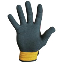 Rękawice ochronne robocze CAT nylon pianka nitrylowa rozmiar M