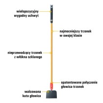 Skrobak budowlany Skuwacz do lodu CAT K-Series hartowany