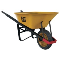 CAT Taczka J-Series 6' Steel 250kg Pneumatic Tire