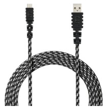 CAT Kabel micro USB/USB, 3m, braided nylon