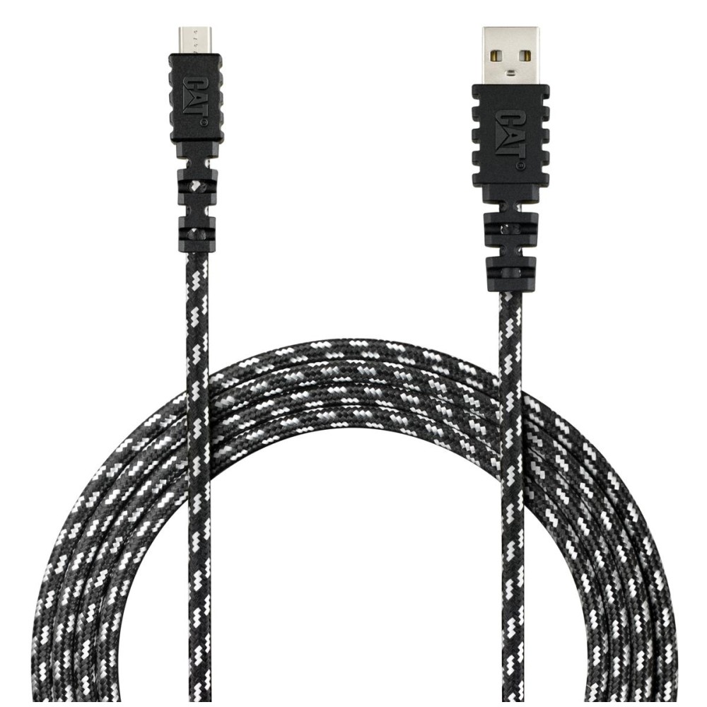 CAT Kabel micro USB/USB, 3m, braided nylon