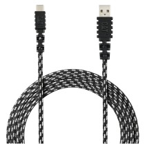 CAT Kabel USB- C/ USB, 1,8m, braided nylon