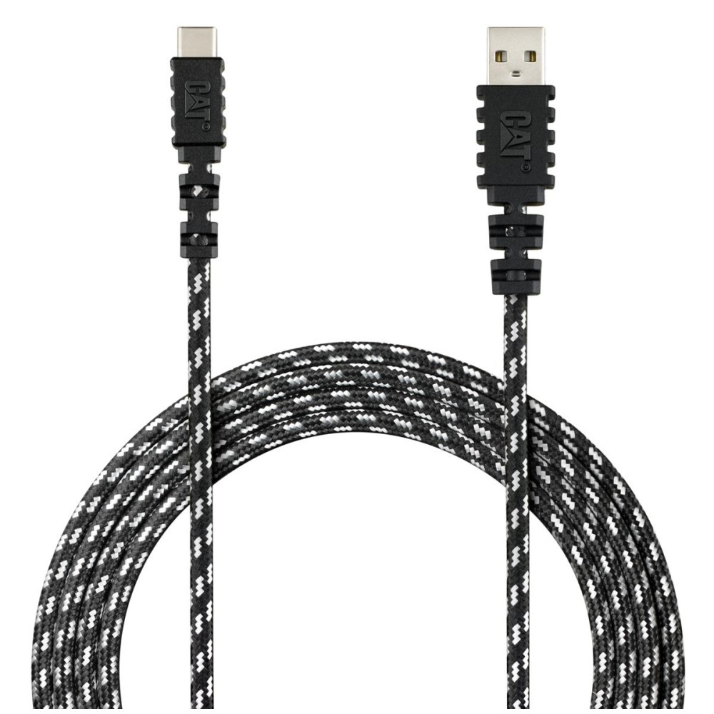 CAT Kabel USB- C/ USB, 1,8m, braided nylon