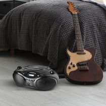 Radioodtwarzacz CD JVC RD-E661B-DAB czarny Bluetooth Tuner FM