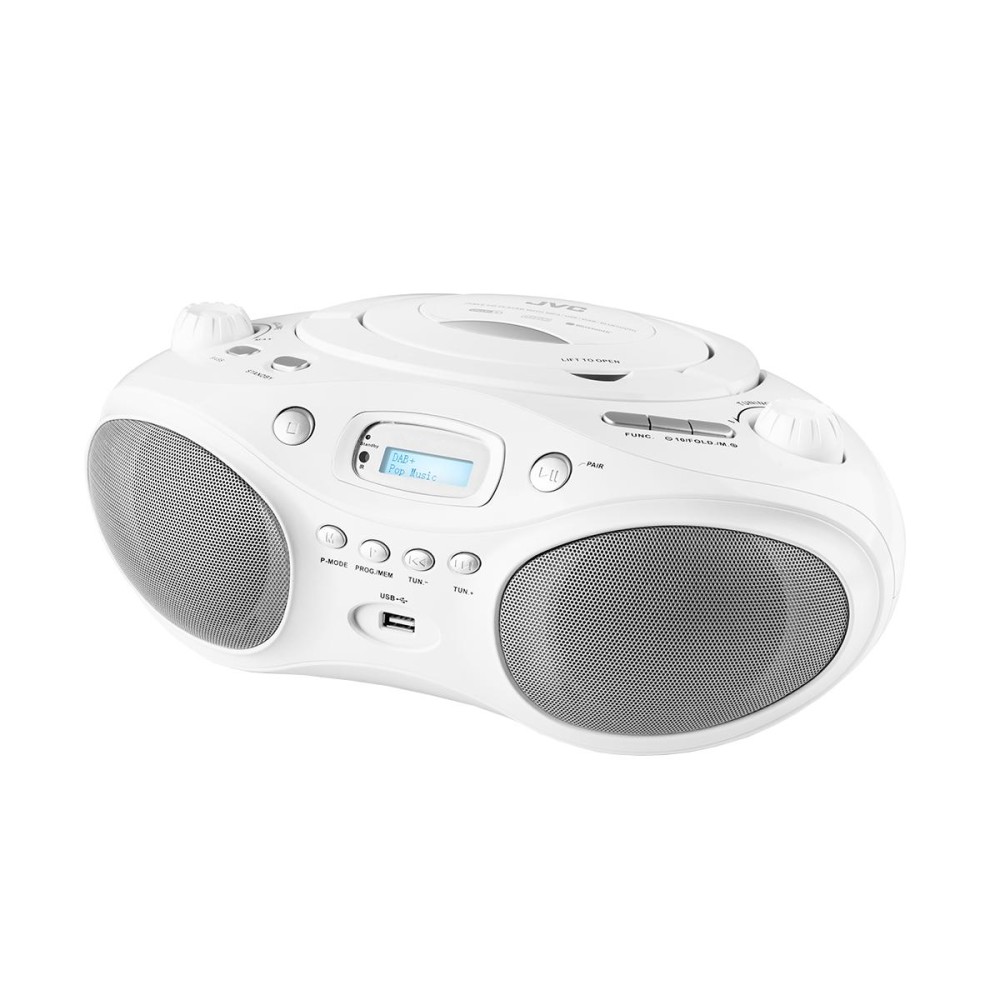 Radioodtwarzacz CD JVC RD-E661W-DAB biały Bluetooth Tuner FM