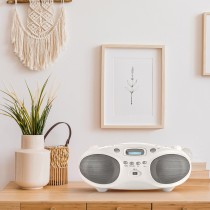 Radioodtwarzacz CD JVC RD-E661W-DAB biały Bluetooth Tuner FM