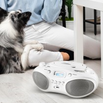 Radioodtwarzacz CD JVC RD-E661W-DAB biały Bluetooth Tuner FM