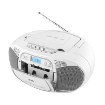 Radioodtwarzacz CD JVC RC-E451W biały Boombox Tuner FM USB