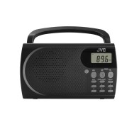 Przenośne radio JVC RA-E431B czarne Tuner FM Antena 