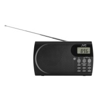 Przenośne radio JVC RA-E431B czarne Tuner FM Antena 