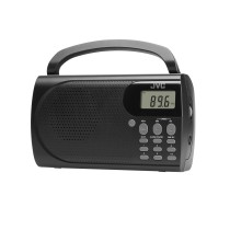 Przenośne radio JVC RA-E431B czarne Tuner FM Antena 