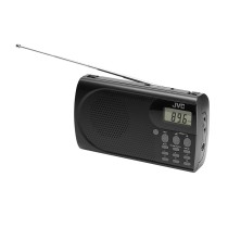 Przenośne radio JVC RA-E431B czarne Tuner FM Antena 