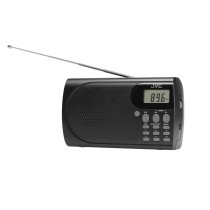 Przenośne radio JVC RA-E431B czarne Tuner FM Antena 