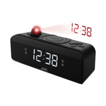 Radiobudzik JVC RA-E211B czarny Tuner FM LED Drzemka