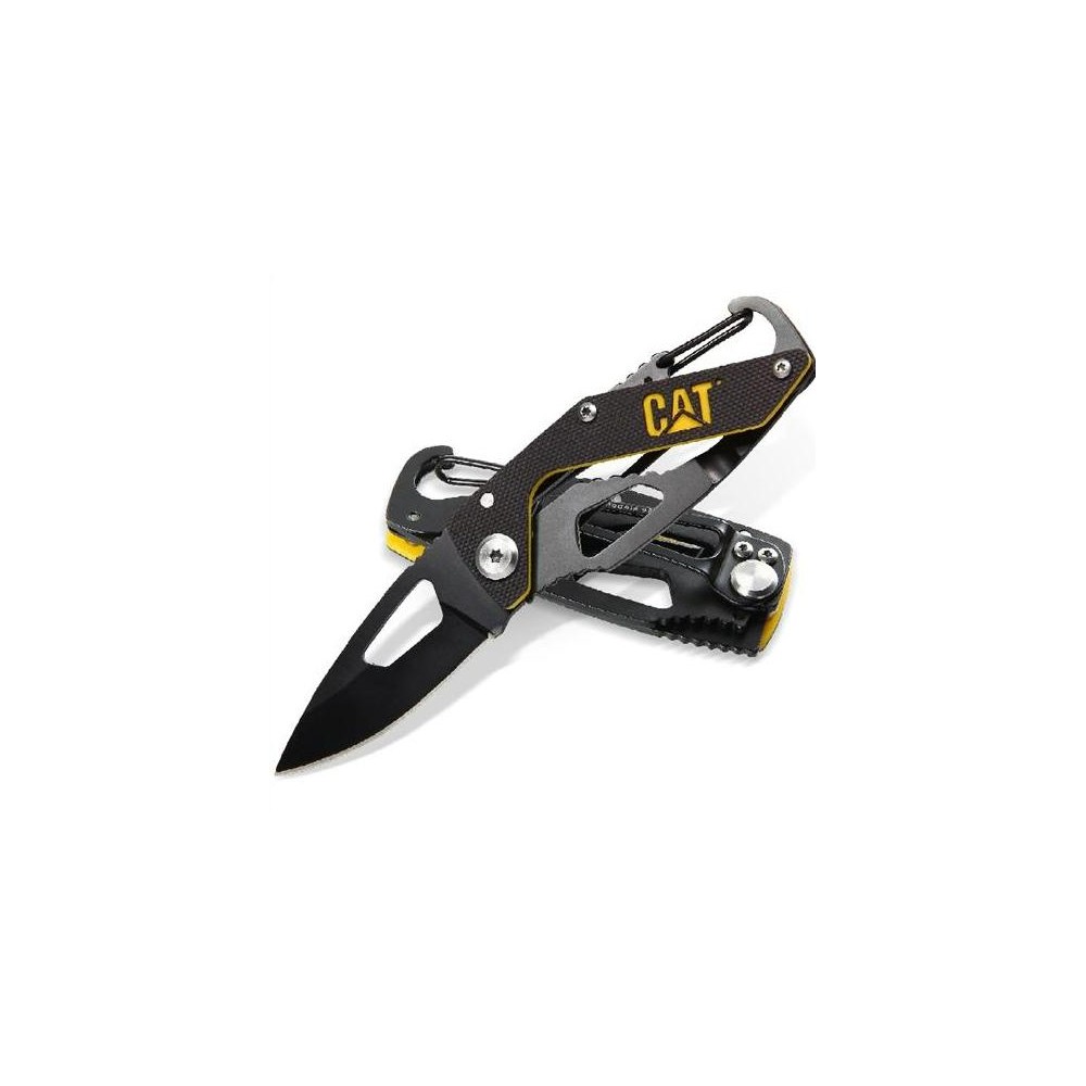 Nóż składany z karabińczykiem 13,3cm CAT Folding Pocket Buddy