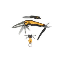 CAT Zestaw XL 3 szt. MultiTool 9w1, Nóż i Brelok 7w1