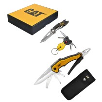 CAT Zestaw XL 3 szt. MultiTool 9w1, Nóż i Brelok 7w1