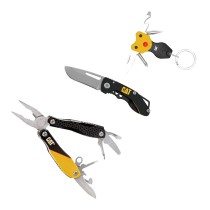 CAT Zestaw Mini 3 szt. MultiTool 12w1, Nóż i Brelok 7w1