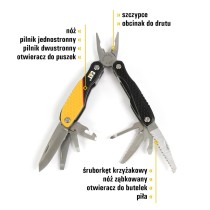 CAT Zestaw Mini 3 szt. MultiTool 12w1, Nóż i Brelok 7w1