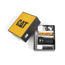 Zestaw Multitool podwójny z nożem i bitami + brelok CAT
