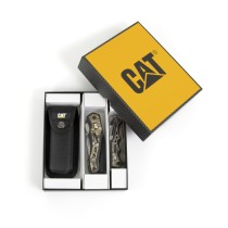 Zestaw Multitool 8w1 + nóż składany CAT Real Tree Camo