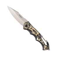 Nóż składany 19cm kolor Camo CAT Folding Knife Real Tree Camouflage