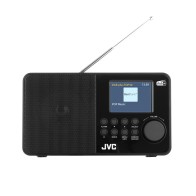 Radio DAB JVC RA-E611B-DAB czarne