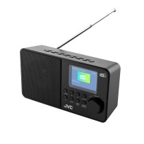 Radio DAB JVC RA-E611B-DAB czarne
