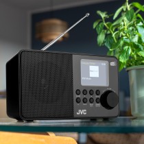 Radio DAB JVC RA-E611B-DAB czarne
