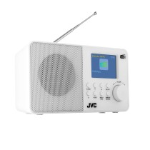 Radio DAB JVC RA-E611W-DAB białe