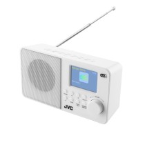 Radio DAB JVC RA-E611W-DAB białe