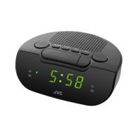 Radiobudzik JVC RA-E111B czarny Tuner AM/FM LED DRZEMKA