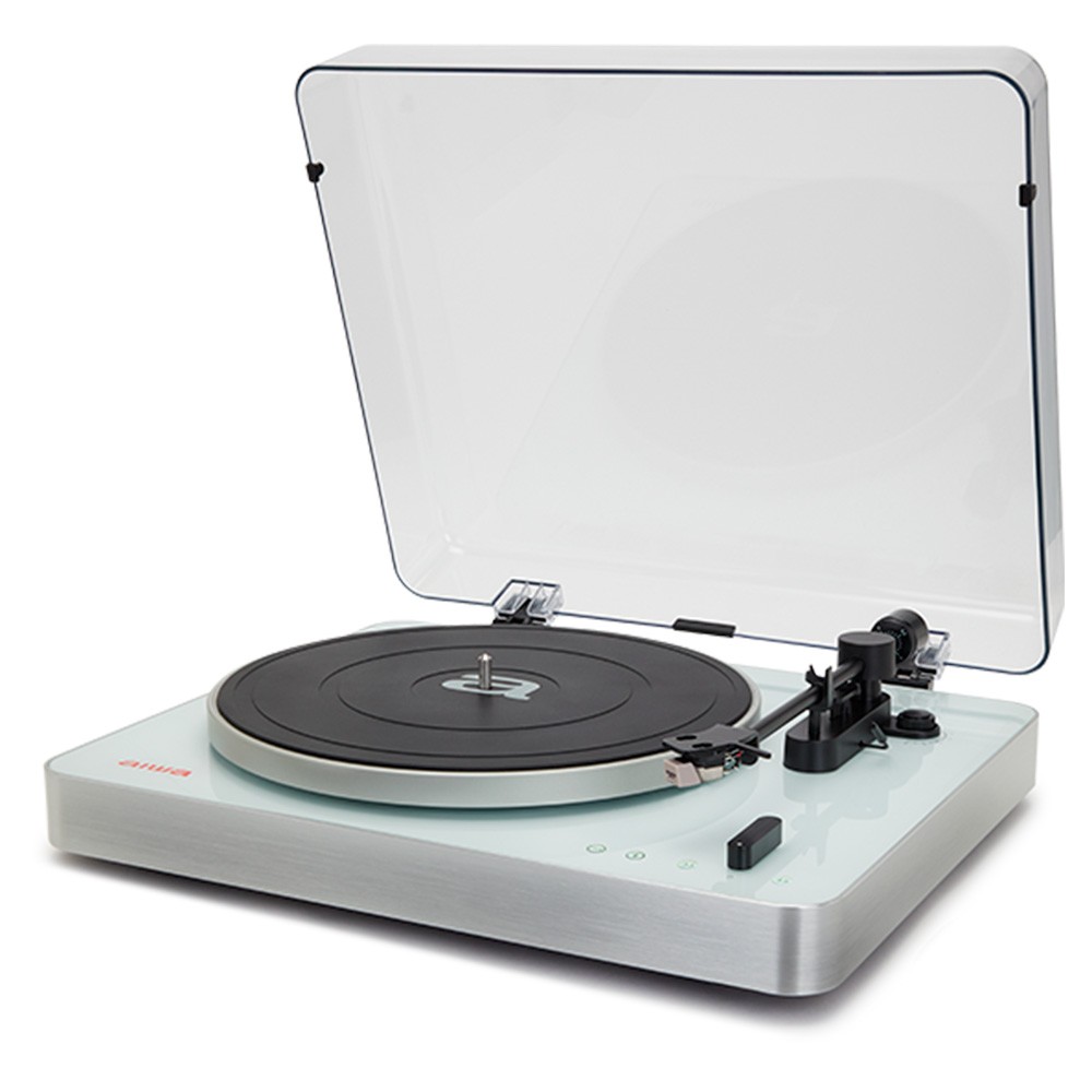 Gramofon AIWA APX-790BT/WT biały – Bluetooth, 33/45 obr./min, preamp, auto stop