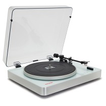 Gramofon AIWA APX-790BT/WT biały – Bluetooth, 33/45 obr./min, preamp, auto stop