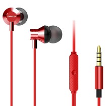 Słuchawki dokanałowe przewodowe AIWA ESTM-50RD czerwone