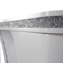 VIVO Stolik do manicure z kryształami