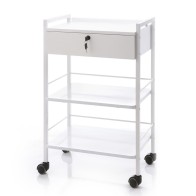 1019A Stolik kosmetyczny z szufladą i półkami