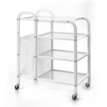 1031 Stolik kosmetyczny ze szkalnymi półkami