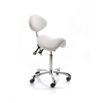 1025 Taboret kosmetyczny typu siodło kolor czarny lub szary