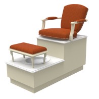 LOUISE Fotel do pedicure