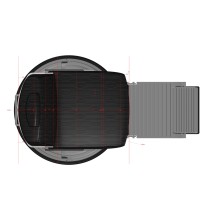 HUGO Fotel barberski