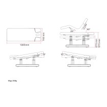 SIENA Leżanka do masażu